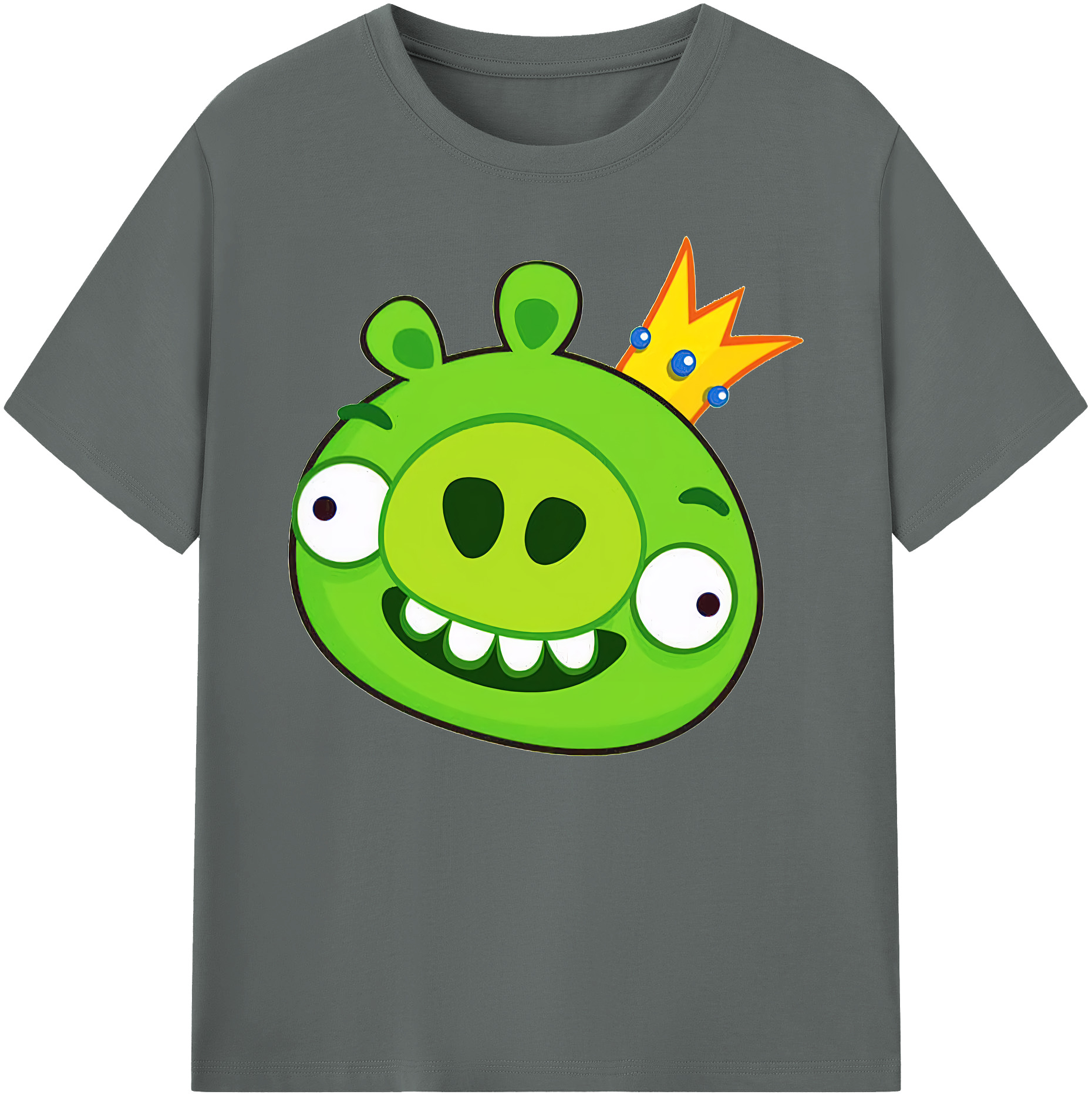 （画像用） Angry Birds アングリーバード 綿100％ メンズ半袖Tシャツ｜肌触りやわらか＆通気性